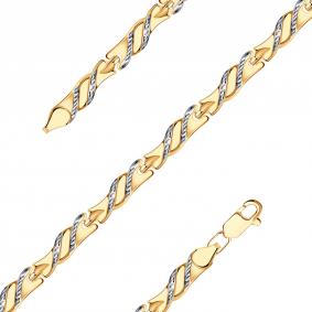 Золотой браслет плетение Фантазийное МАГНАТ МА 023099 МА 023099 фото